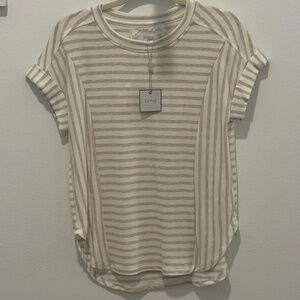 short sleeve striped t-shirt